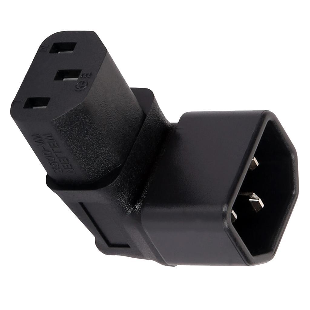 3xIEC320-C14 to C13 Type Transfer Plug Electrical Socket Converter Plug