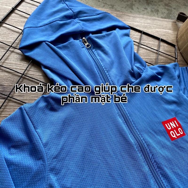 Áo chống nắng toàn thân cho bé vải thông hơi thoáng mát chống nắng chống tia UV