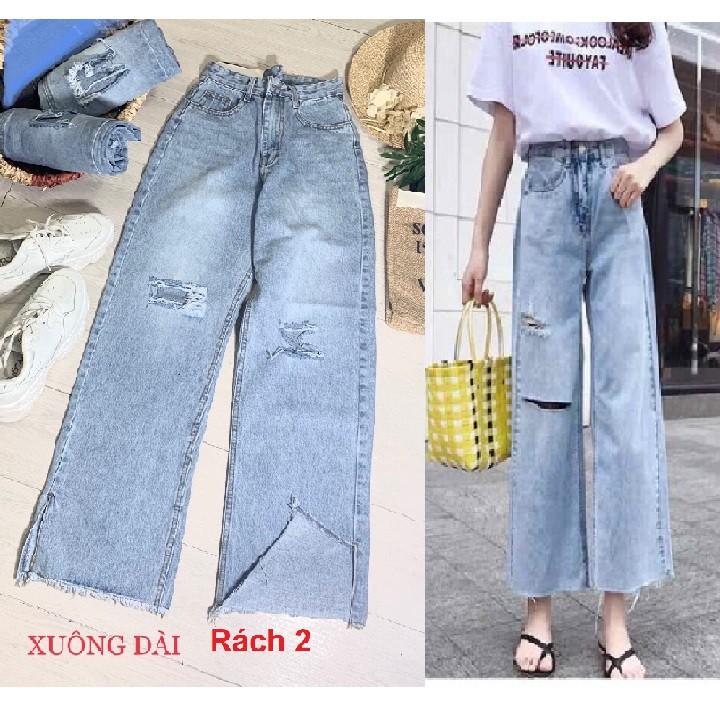 Quần jeans ống rộng Unisex OR123