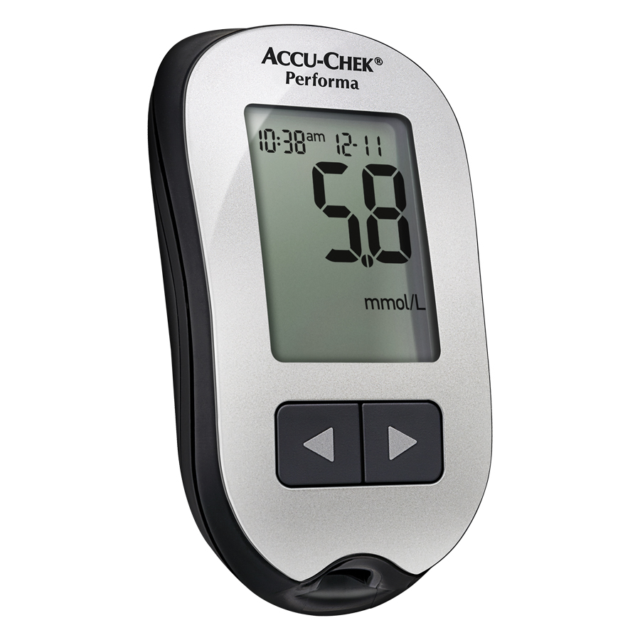 Bộ Máy Đo Đường Huyết Accu-chek Peforma mmol/L