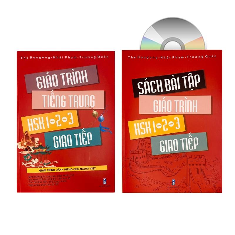 Hình ảnh Sách - Combo: Giáo trình Tiếng Trung HSK1-2-3 giao tiếp - Tặng kèm sách bài tập +DVD tài liệu