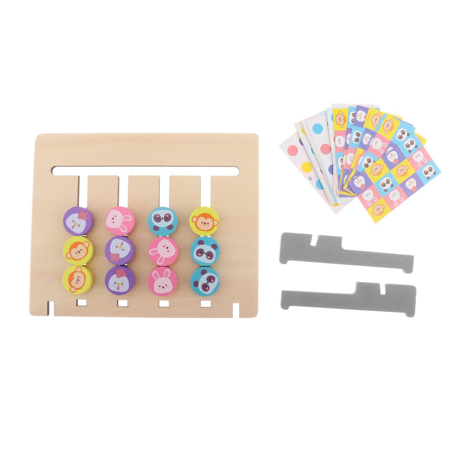 Color & Pattern Puzzle Game Montessori Toy Educational Logic Game