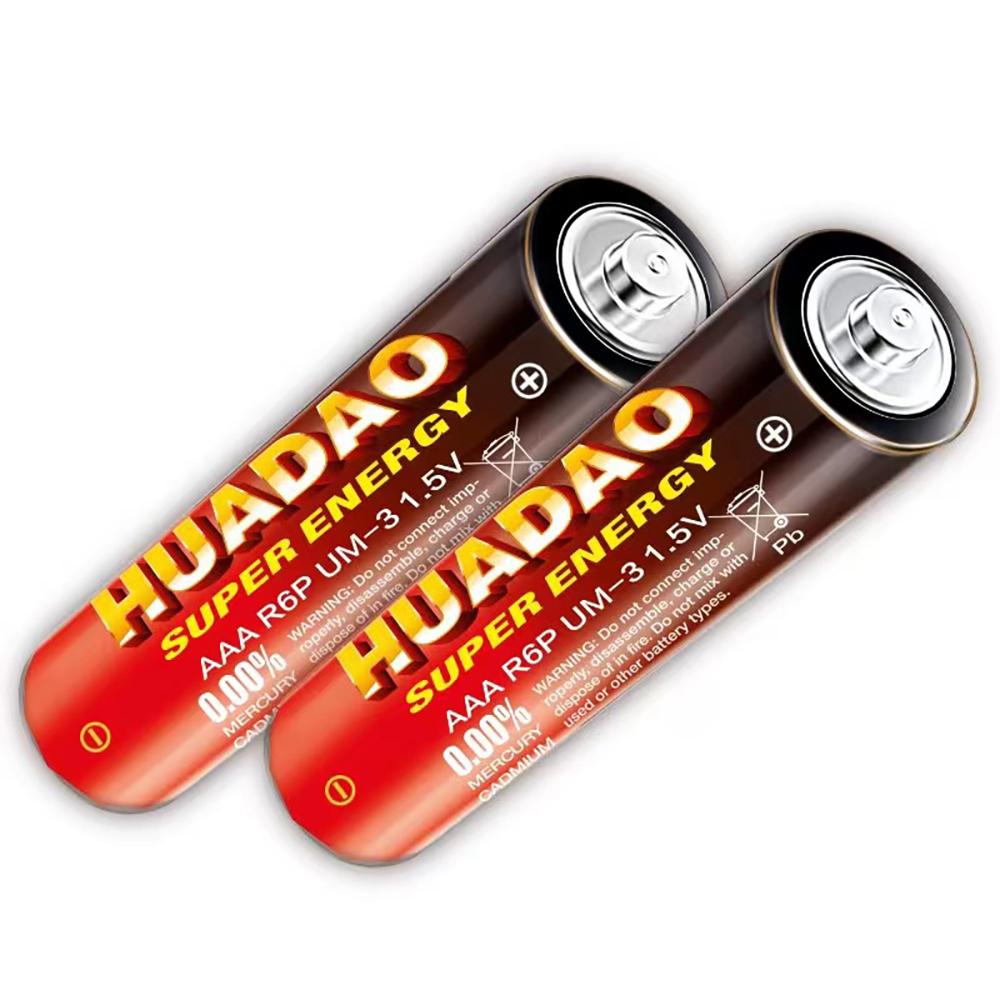 Huadao 1.5V AAA Pin Kiềm Dùng Một Lần Cho Đèn Led Đồ Chơi Máy Ảnh Mp3 Flash Dao Cạo CD Bàn Phím Chuột Không Dây Điện Áp Danh Định: 1.5V