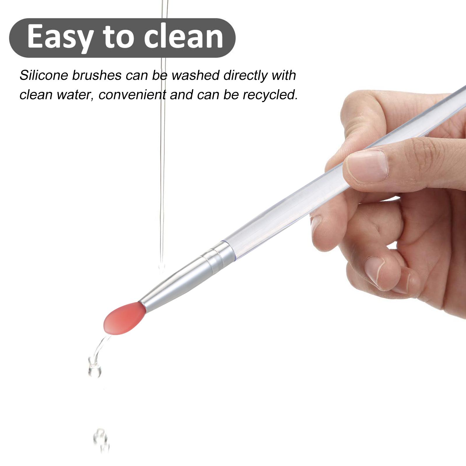 3 cọ môi silicone để đắp mặt nạ môi và son dưỡng