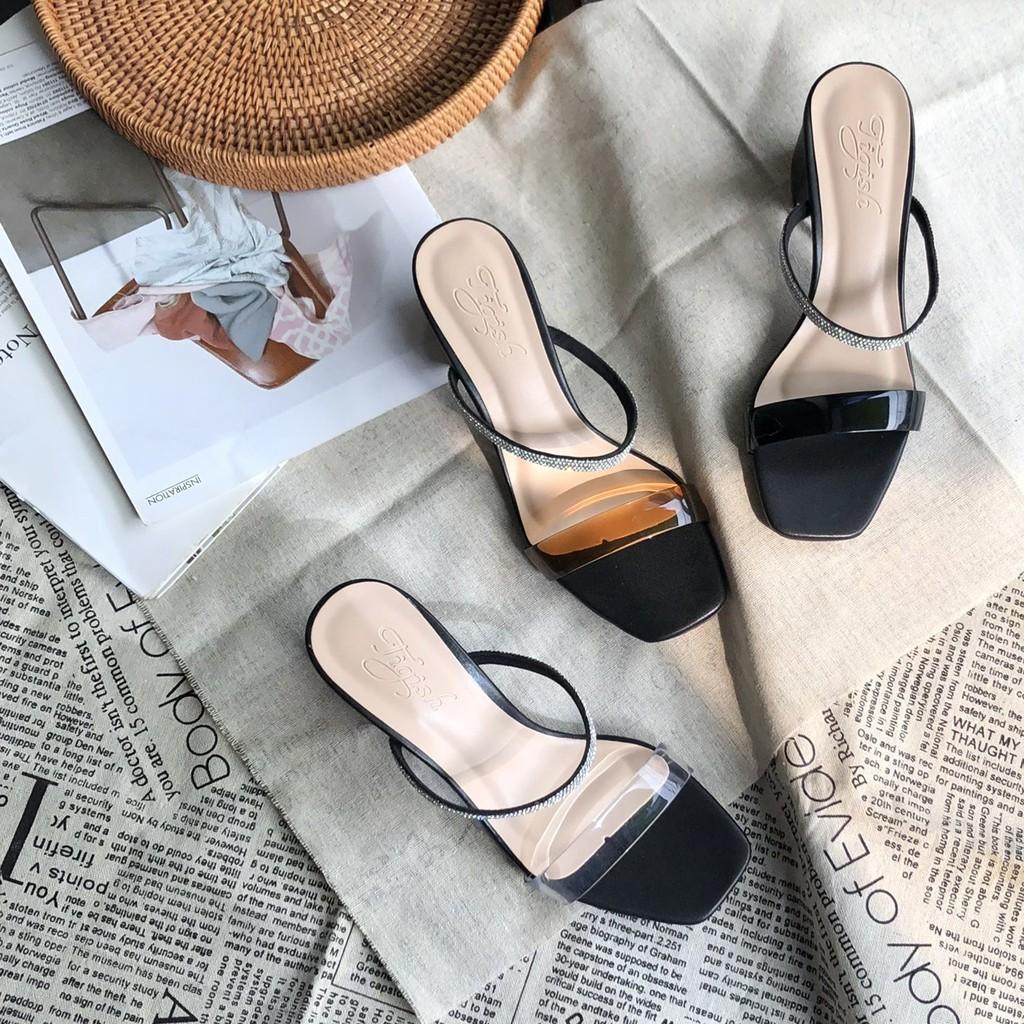 Guốc thời trang nữ quai đính đá siêu iu hottrend