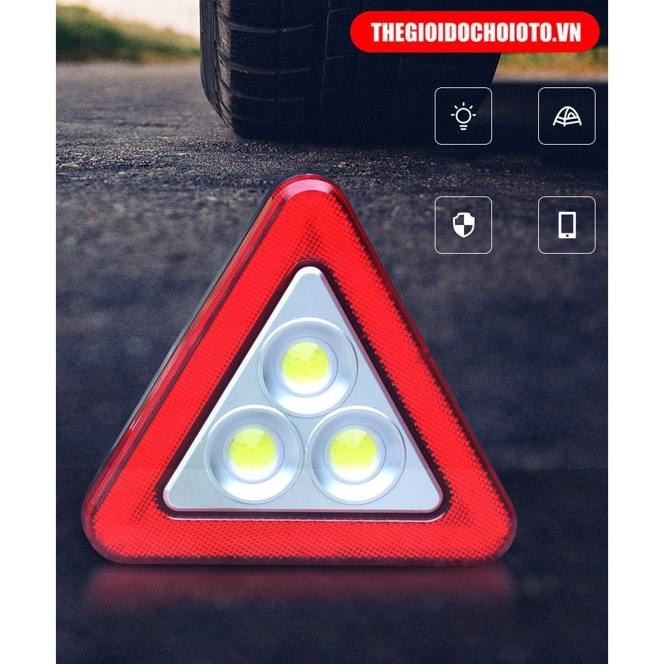 Biển Tam Giác Cảnh Báo đèn Nguy Hiểm Cho ô Tô Có đèn LED