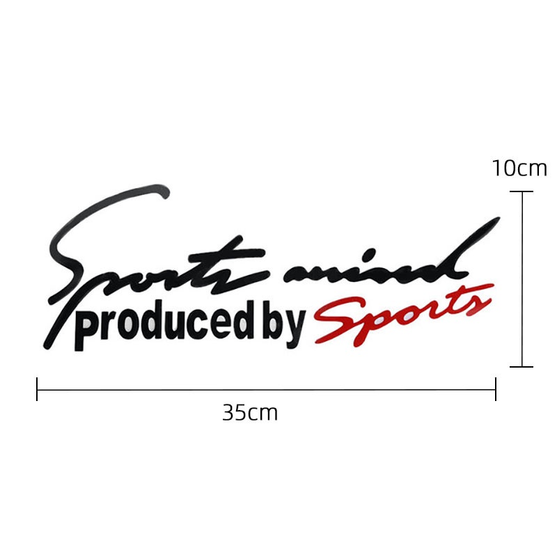 Tem dán decan Sport mind prodeced by Sports xe hơi ô tô - Chính hãng