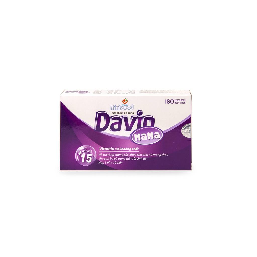 Davin Mama- Bổ sung sắt và acid folic cho phụ nữ có thai- Viện dinh dưỡng Quốc gia- Ninfood