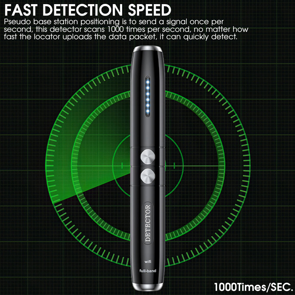 Máy Dò Phát Hiện Theo Dõi Camera, GPS, Định Vị Detector T8, 2023 NEW GPS Wireless Signal Detector T8 Pinhole Camera Position Mini Bug Detection Pen Anti Wiretap Gadget Anti Candid Camera