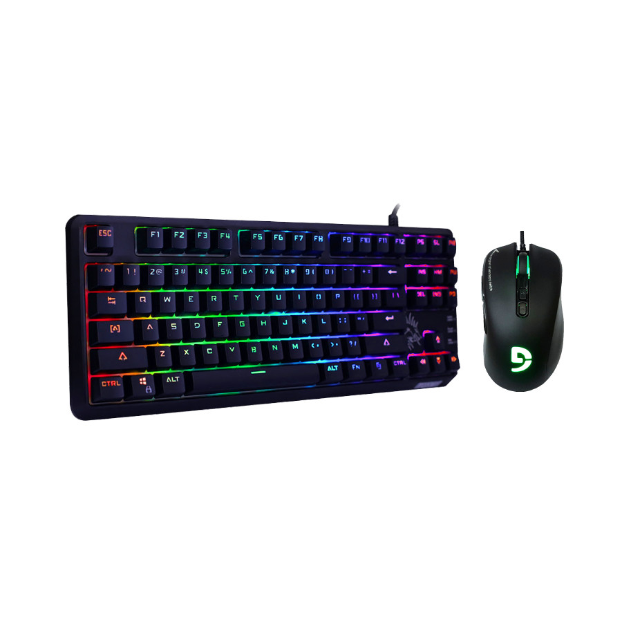 Bộ bàn phím Fuhlen M87s + chuột gaming Fuhlen G90 - Hàng chính hãng