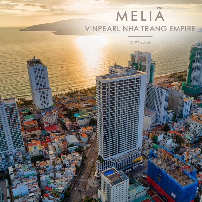 Melia Vinpearl Empire Hotel 5* Nha Trang - Voucher Giá Tốt, Buffet Sáng, Hồ Bơi, Ngay Trung Tâm, Gần Biển, Không Phụ Thu Cuối Tuần