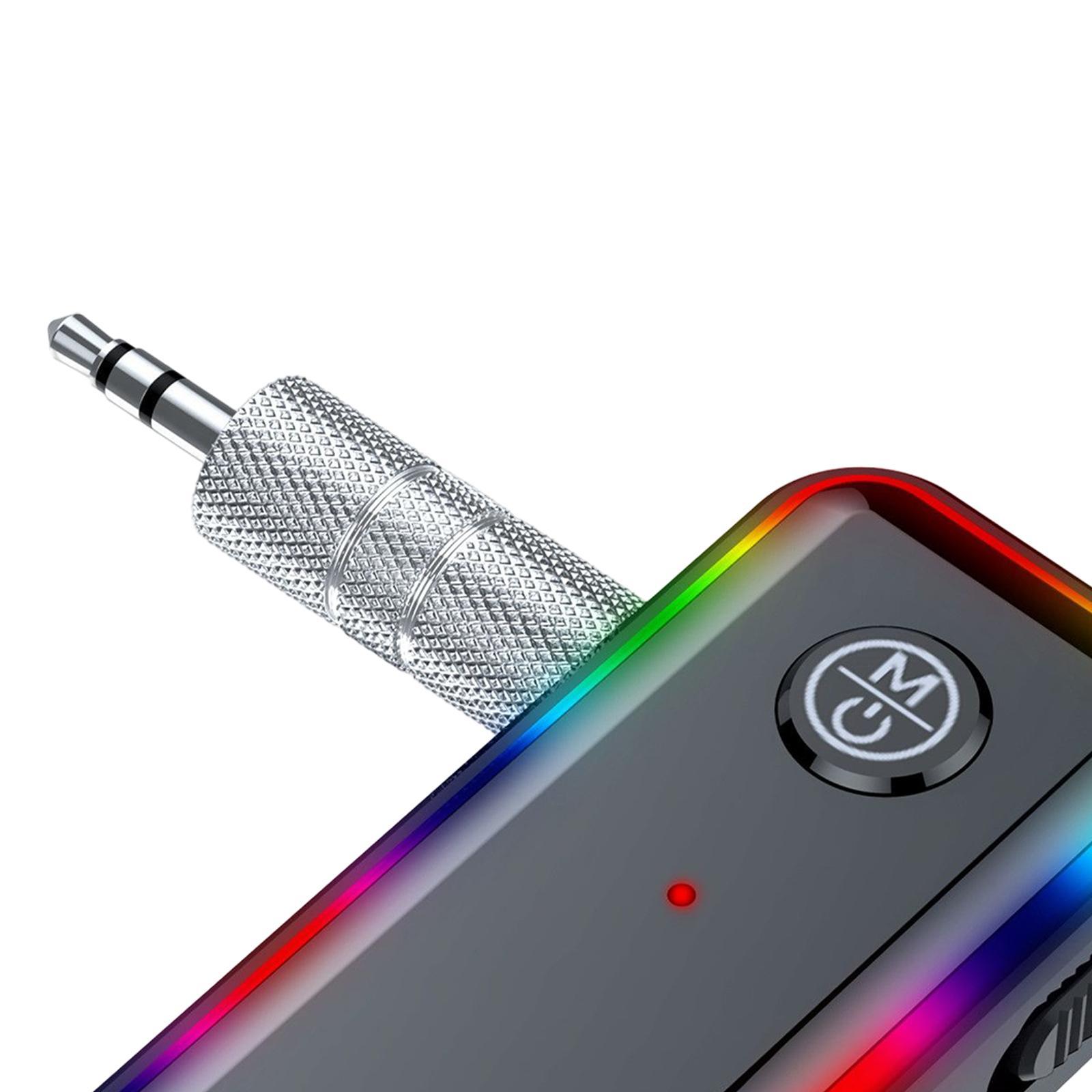 Bluetooth 5.0 Call Music Receiver AUX Adapter for Car Headphone