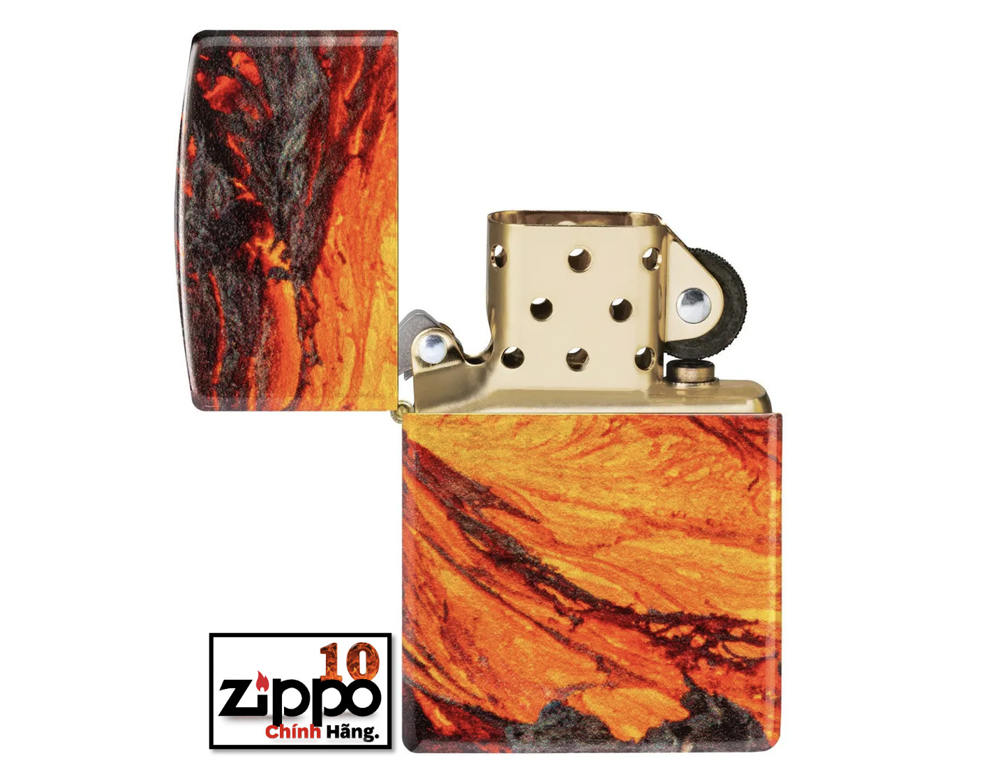 Bật lửa ZIPPO 48622 Lava Flow Design - Chính hãng 100%