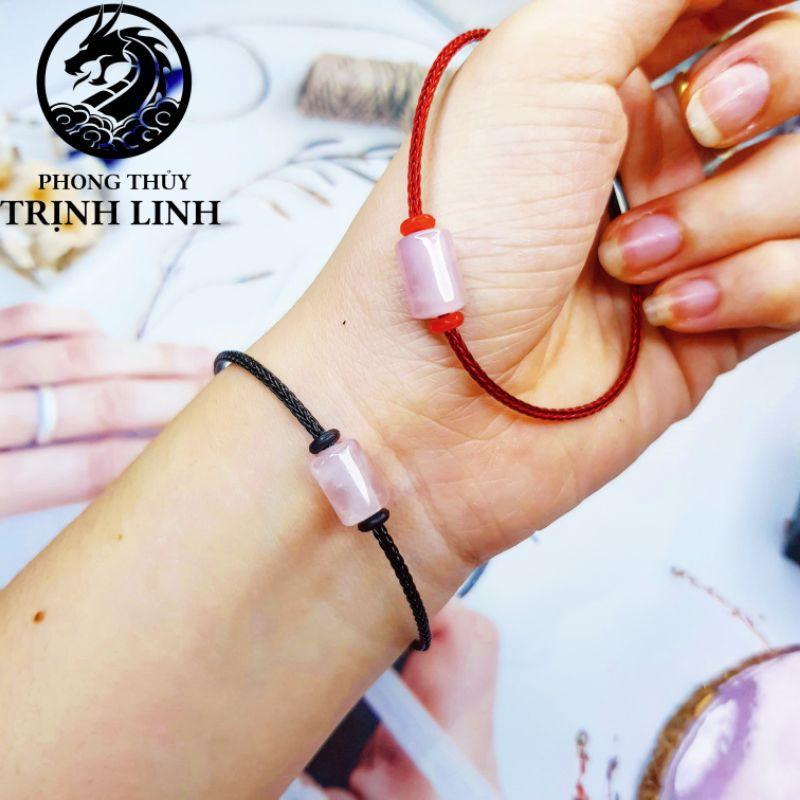 VÒNG TAY LU THỐNG HỒNG DÂY THÉP CAO CẤP
