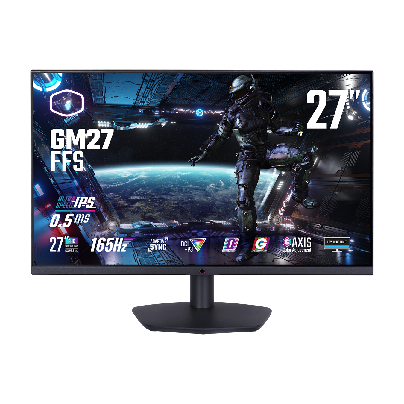 Màn Hình Gaming Cooler Master GM27-FFS 27 inch ( FHD/IPS/165Hz/0.5ms ) - Hàng Chính Hãng