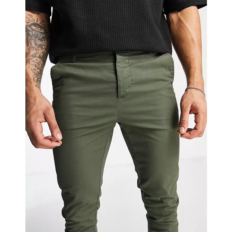Quần Kaki Slim skinny Chinos GJ dành cho Nam. Chất kaki cotton mềm mại. Dáng slim skinny gọn gàng. Co giãn thoải mái