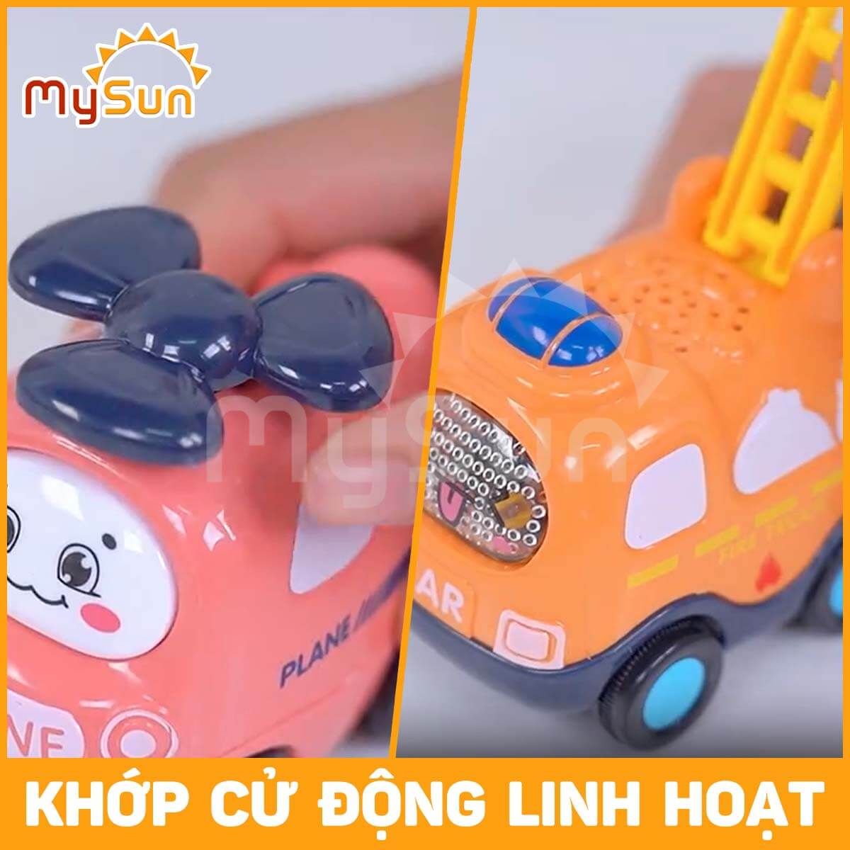 Bộ xe ô tô đồ chơi trẻ em nhỏ mini cho bé 1 2 3 4 5 tuổi cao cấp giá rẻ hộp màu đẹp MySun