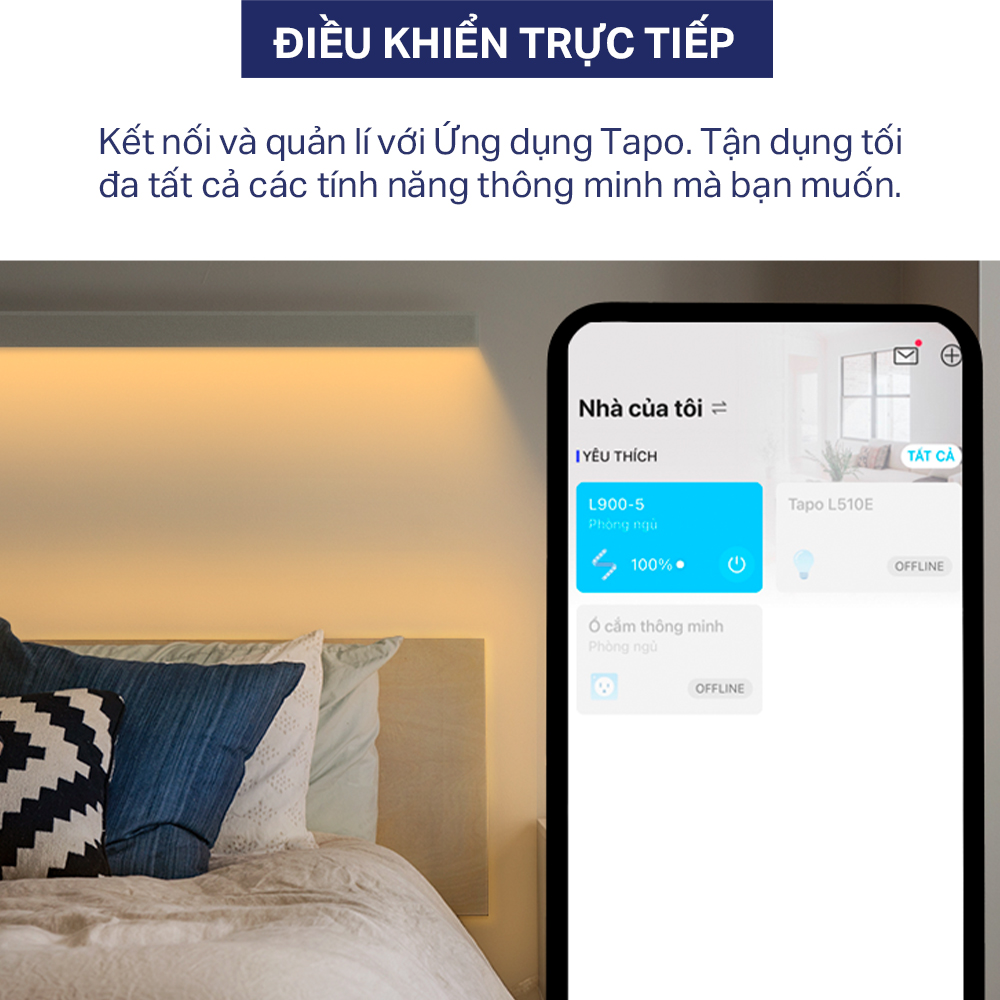 Bộ Led Dây TP-Link Tapo L900-5 / L920-5 / L930-5 WiFi Điều Khiển Thông Minh Nhiều Màu Sắc - Hàng Chính Hãng