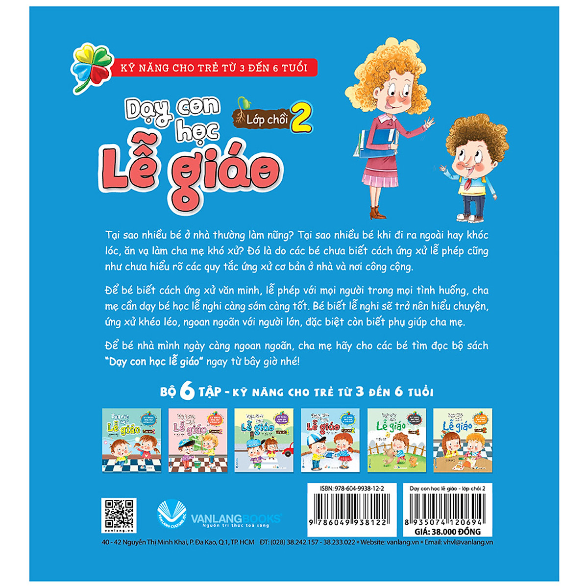 Dạy Con Học Lễ Giáo - Lớp Chồi 2 -Tứ Diệp Thảo - Sách Văn Lang
