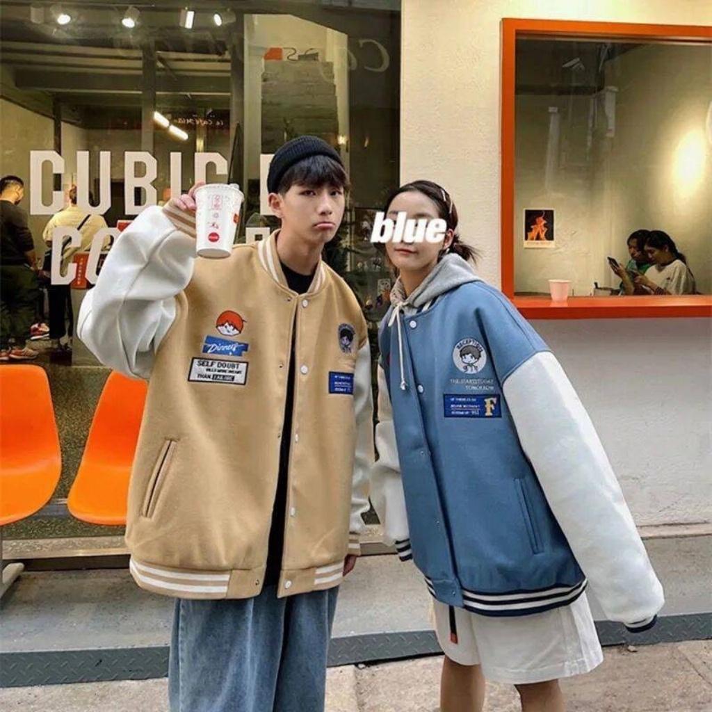 Áo khoác bomber nỉ bông nam nữ form rộng ulzzang unisex street style Hàn Quốc cao cấp rẻ siêu đẹp, nhiều mẫu thêm nhiều lựa chọn chon bạn