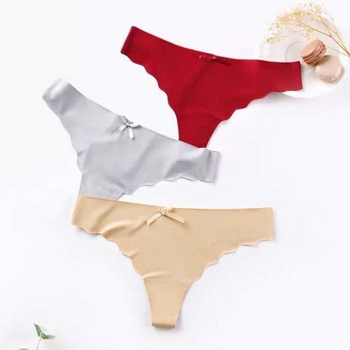Quần lót nữ lọt khe quần chip su đúc gợn sóng thoáng mát sexy