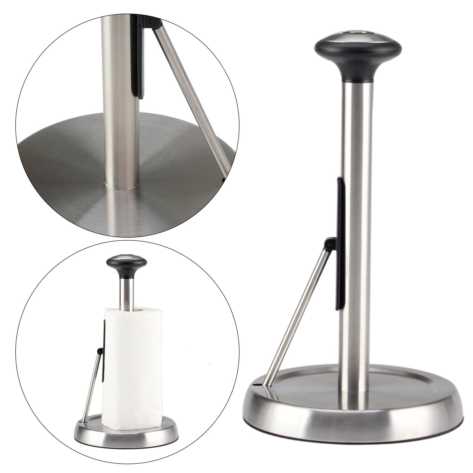 Paper Towel Holder Standing Stainless Steel Adjustable