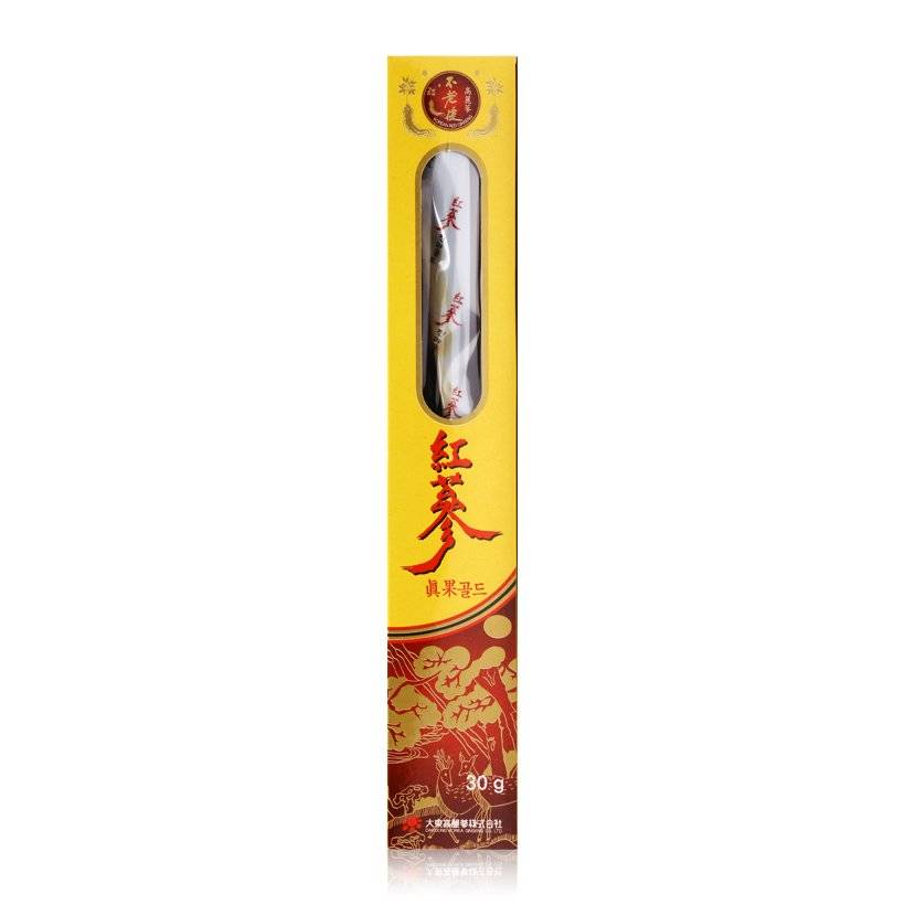 Hộp 10 Củ Hồng sâm 6 Tuổi tẩm mật ong Daedong Korea - Daedong Honeyed Korean Red Ginseng (300g)