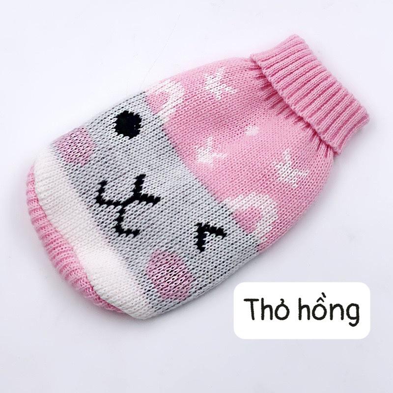 Áo len thời trang ấm áp họa tiết dễ thương cho chó mèo thú cưng- size XS đến 3XL