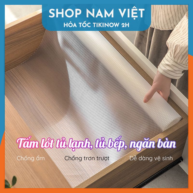 Tấm Lót Tủ Lạnh, Tủ Bếp, Tủ Quần Áo Nhựa EVA Dễ Dàng Vệ Sinh (Đủ màu, đủ size)