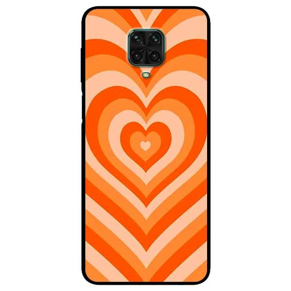 Ốp lưng dành cho Xiaomi Redmi Note 9s / Redmi Note 9 Pro / Redmi Note 9 Pro Max - Tim Cầu Vồng Cam