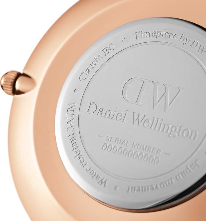 Đồng hồ DANIEL WELLINGTON PETITE ASHFIELD ROSE BLACK 36MM DW00100307