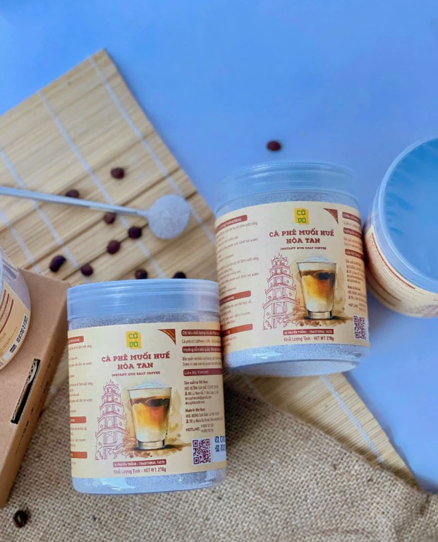 Hũ 270g cà phê muối Huế hoà tan Cố Đô