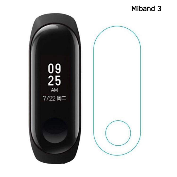 Tấm phim bảo vệ trầy xước cho màn hình vòng tay thông minh Xiaomi MIBand 3