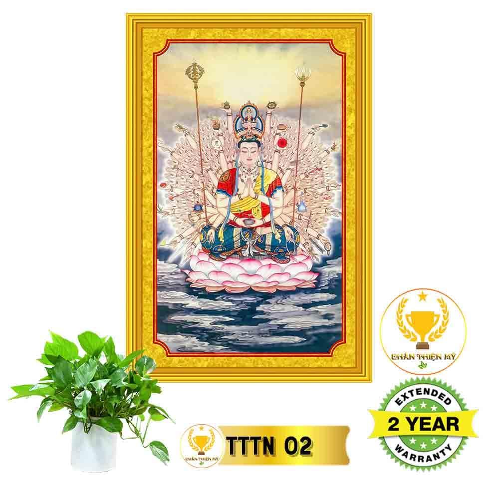 Tranh Phật Thiên Thủ Thiên Nhãn có khung_TTTN1