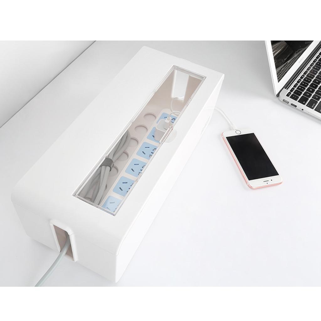 Power Outlet Wire Organizer Box Large Wire Cord Cable Container Cover