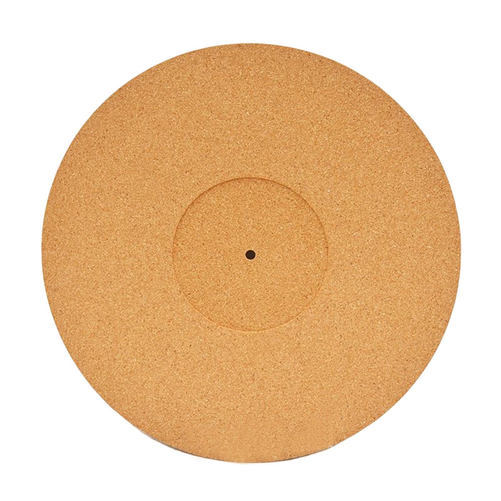 12 inch Cork Turntable Mat Turntable Record Mat for Vinyl Record Players