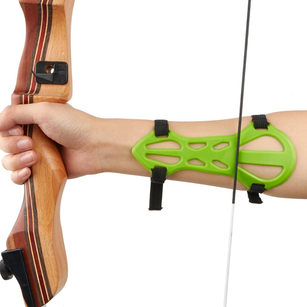 Bắn cung bảo vệ cánh tay cho người bảo vệ huấn luyện bắn súng truyền thống recurve Color: Green