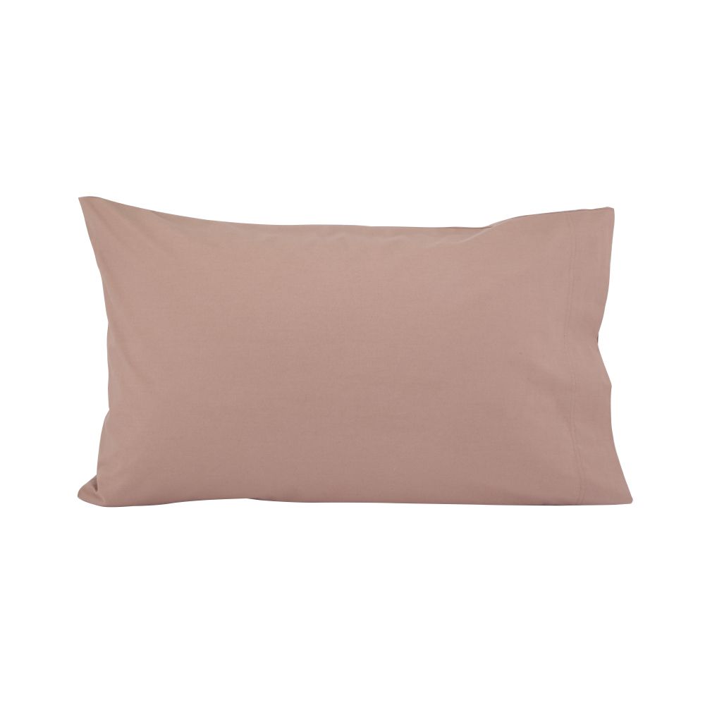 Vỏ gối nằm KEILLY vải cotton mềm mịn, vỏ màu hồng nâu trang nhã, kích thước 50x70cm | Index Living Mall - Phân phối độc quyền tại Việt Nam