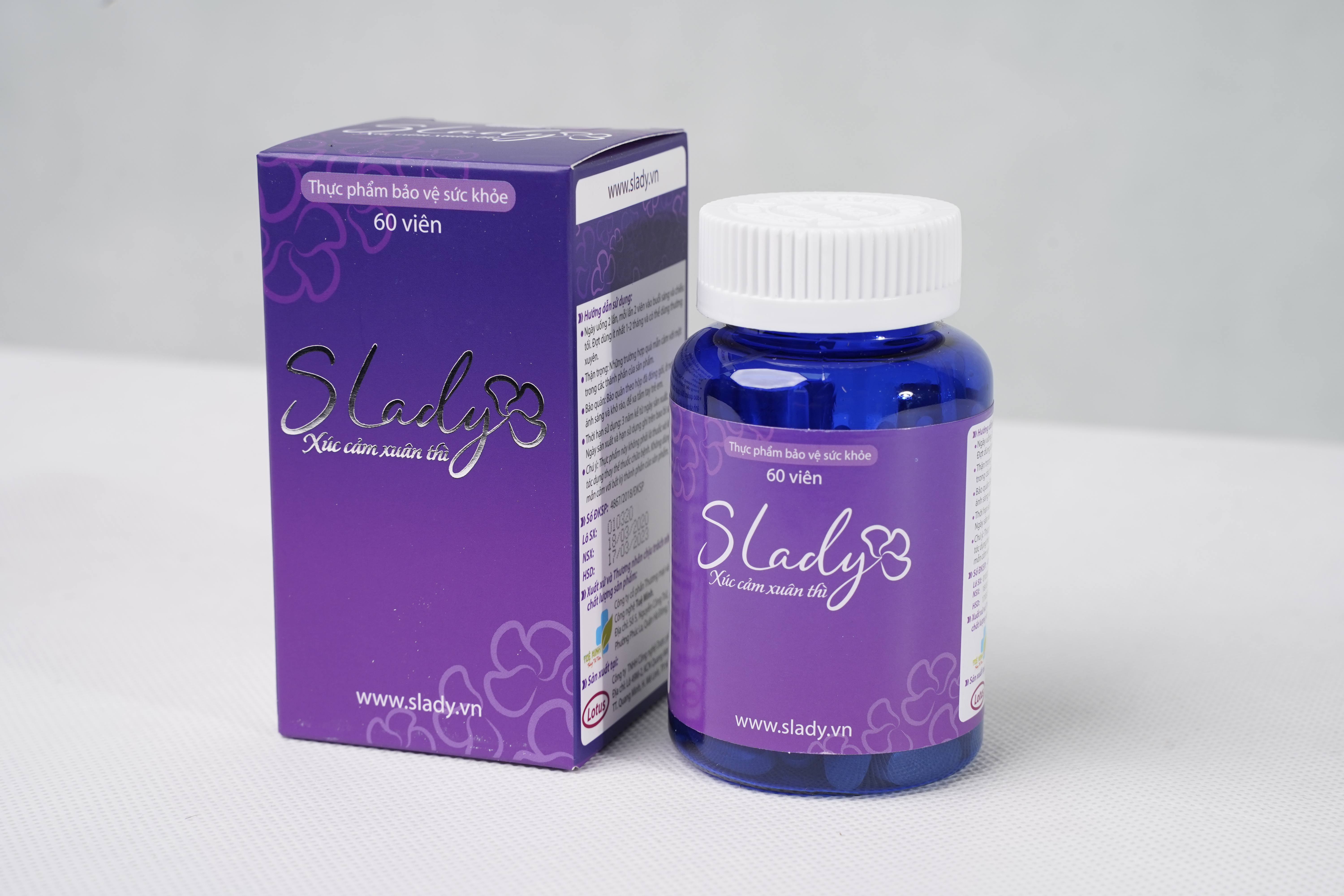 Combo 3 hộp Viên uống nội tiết tố Slady