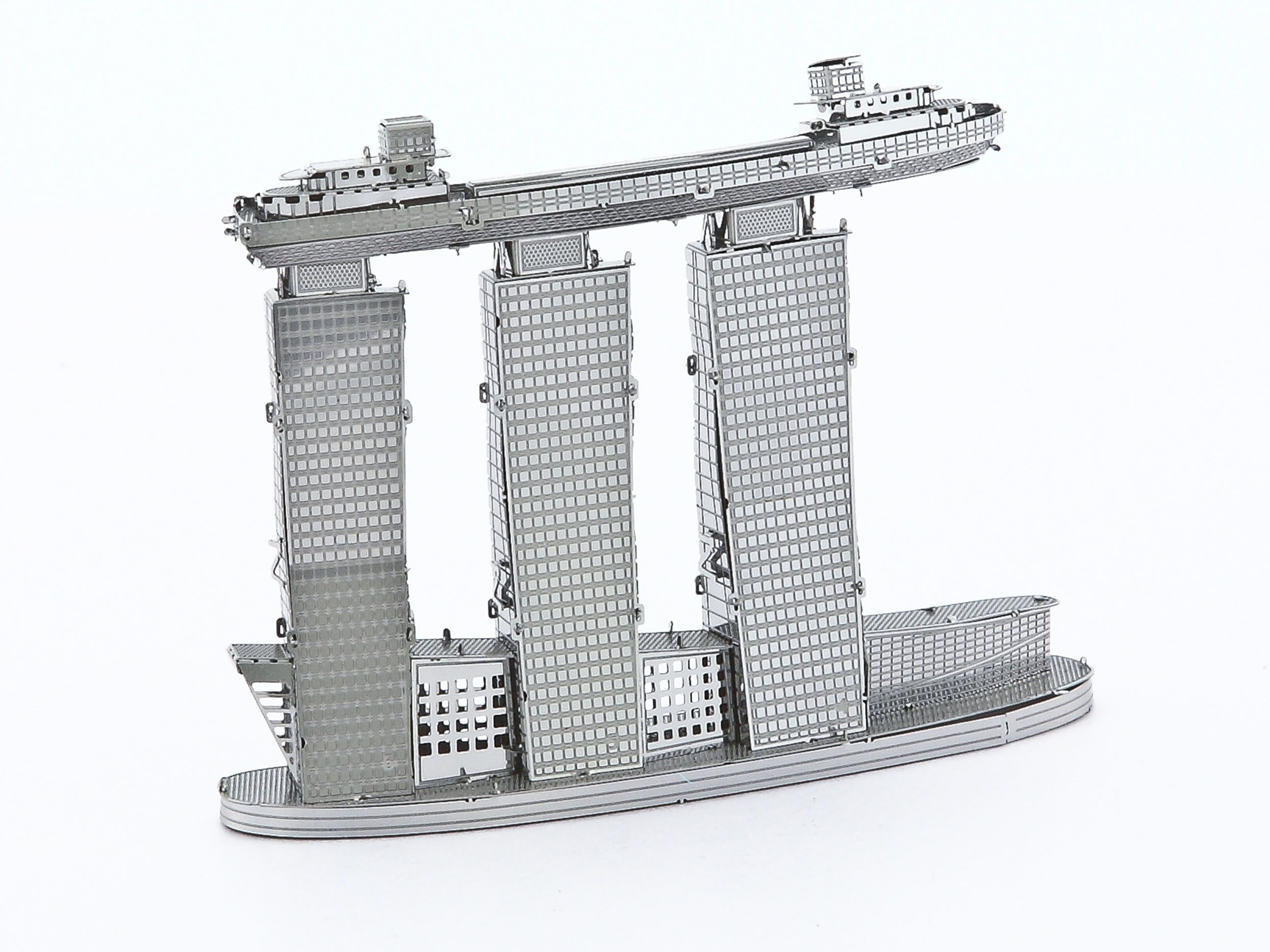 Mô Hình Kim Loại 3D Tự Lắp: Khách Sạn Marina Bay Sands - Mô Hình Giải Trí - Xả Stress, Mô Hình Sưu Tầm, Mô Hình Trang Trí, Quà Tặng Mô Hình