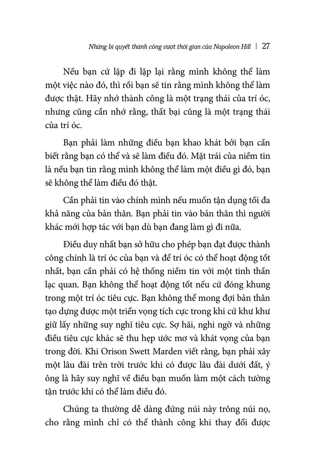Những Bí Quyết Thành Công Vượt Thời Gian Của Napoleon Hill