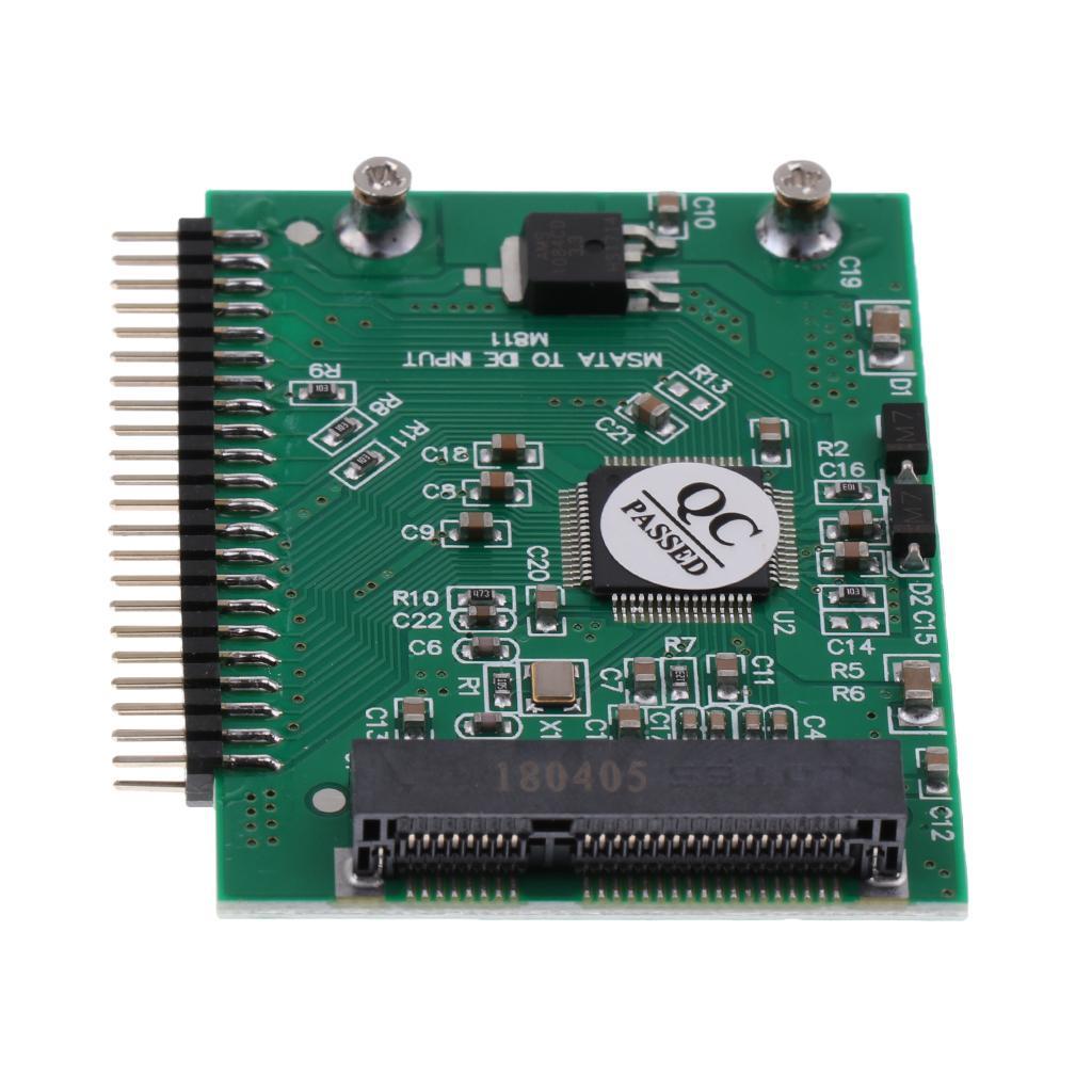 MSATA SSD to 2.5'' 44 Pin IDE  Adapter Card Support Windows