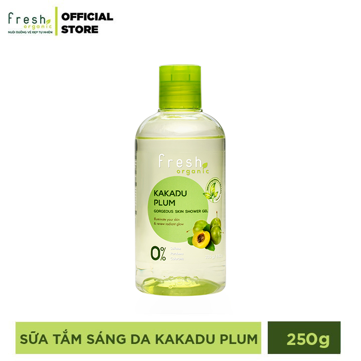 Combo 2 Chai Sữa Tắm Fresh Organic Dưỡng Ẩm Sáng Da Manuka Honey - Kakadu Plum 250g