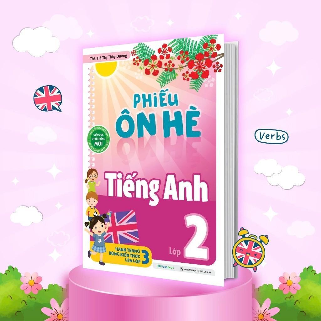 Sách Phiếu Ôn Hè Tiếng Anh Lớp 2 - Megabook