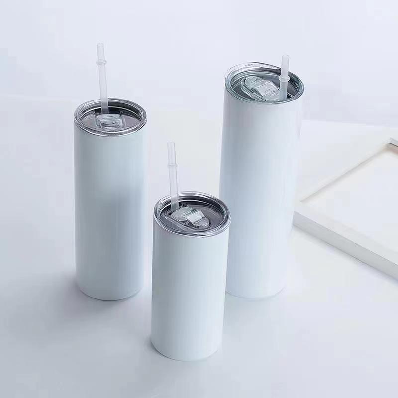 Đảm Bảo Chất Lượng Thép Không Gỉ 304 Cốc Cách Nhiệt Ngoài Trời Di Động Thân Thẳng Cốc Đơn Giản Hút Chân Không 2 Lớp Tặng Cốc Nước