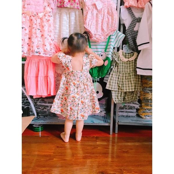 Váy đôi mẹ và bé ̣̆ ̛̀ LINA KIDS - sét váy mẹ và bé cổ thuyền