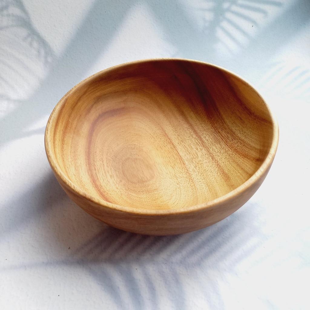 Bát Keo Tự Nhiên 20x7 cm, Bát Đựng Salad, Soup Cháo, Bát Mỳ, Phụ Kiện Nhà Bếp An Toàn