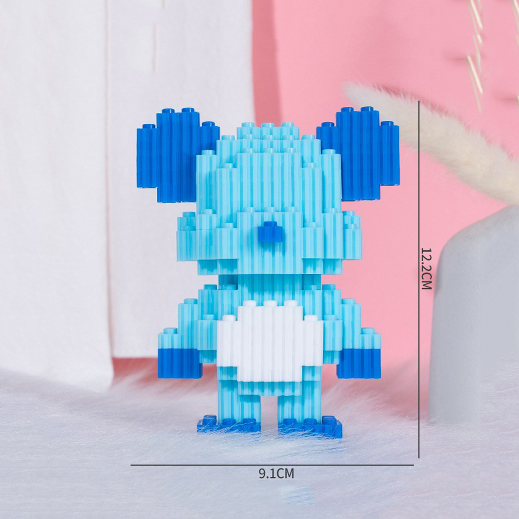 Bộ xếp hình gấu Bearbrick bộ lắp ghép đồ chơi thông minh nhiều mẫu