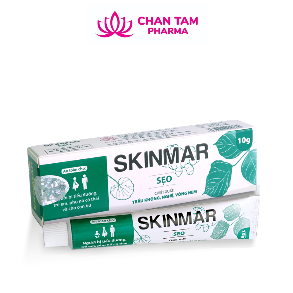 Kem bôi Skinmar sẹo giúp làm mờ sẹo, mờ vết thâm, rạn da - tuýp 10g