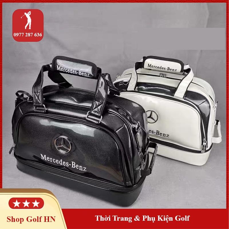 Túi đựng quần áo và giày golf Mercedes-benz Da bóng cao cấp TD088